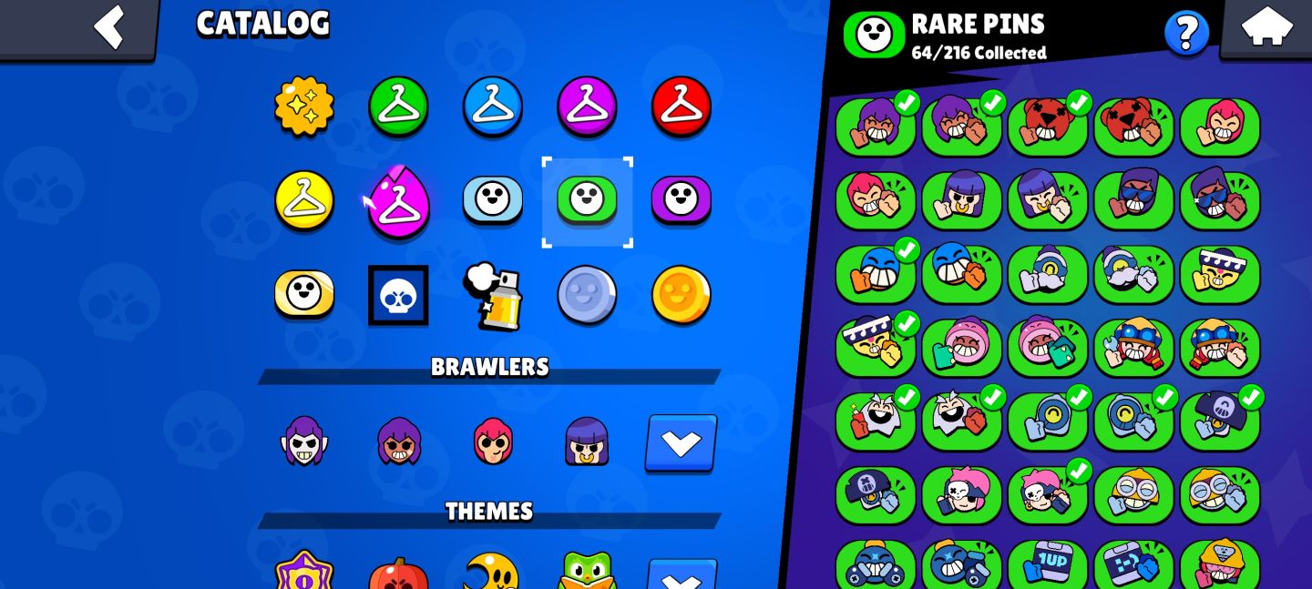 CONTA DE BRAWL STARS COM 107 PERSONAGENS