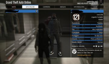 Conta de GTA 5 On-line PS5 level 120