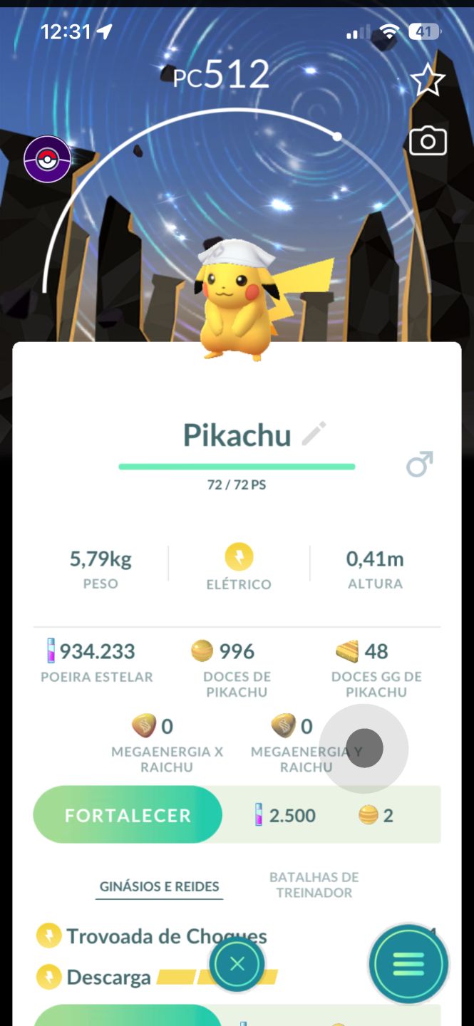 Conta Pokemon go para colecionador
