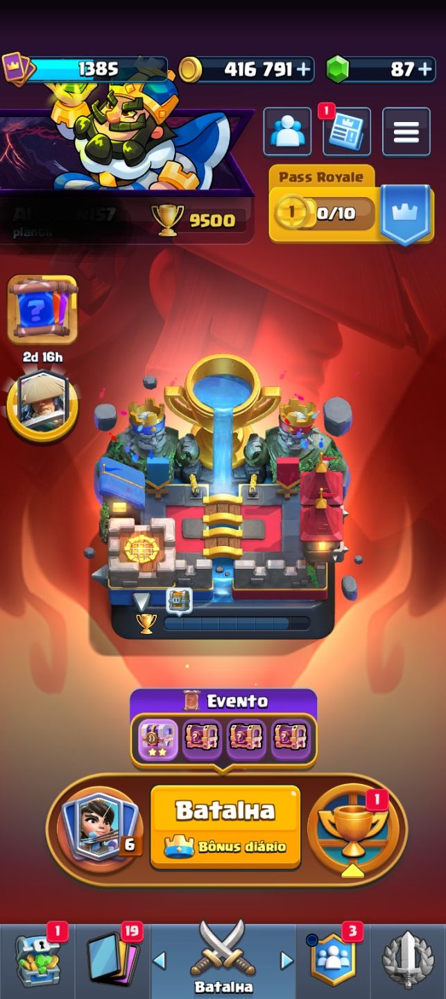 Conta De Clash Royale: Conta Rara