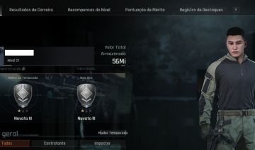 CONTA Arena Breakout Infinite - Total 56 M | Skin Armas | Acesso total - N31