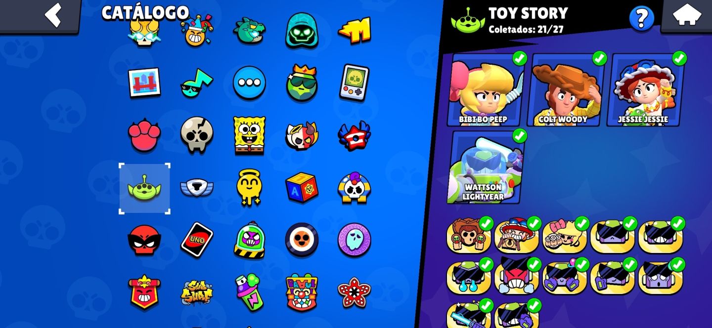Conta BS (107 Brawlers)