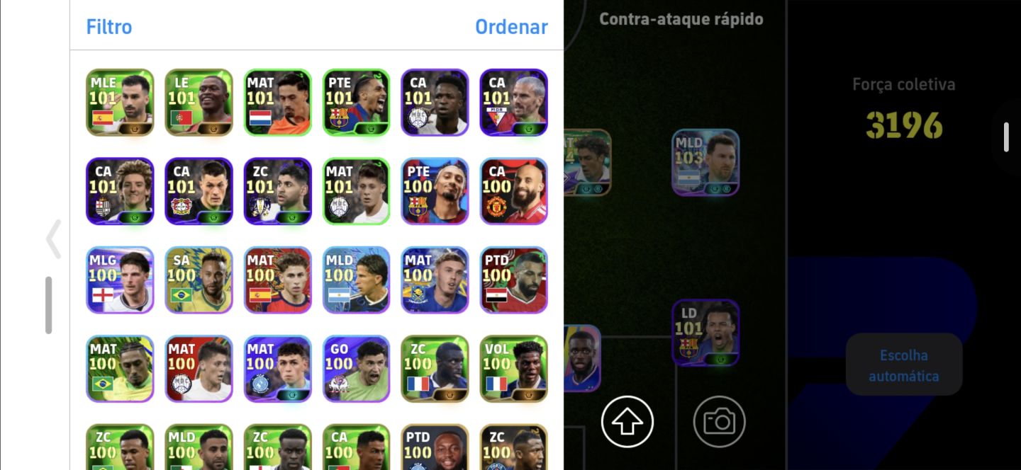 CONTA COM ALGUNS JOGADORES BOM!