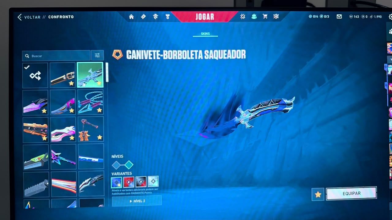 Conta de Valorant! com +25 Skin e Phanton Champions 2024 e Vandal champions 2025