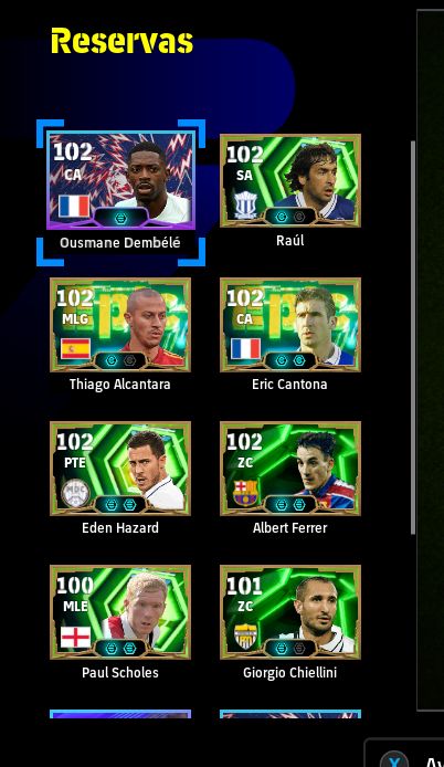 CONTA eFOOTBALL STEAM | FORÇA 3180 | GULLIT 107, ROMÁRIO 105, MODRI E DE BRUYNE