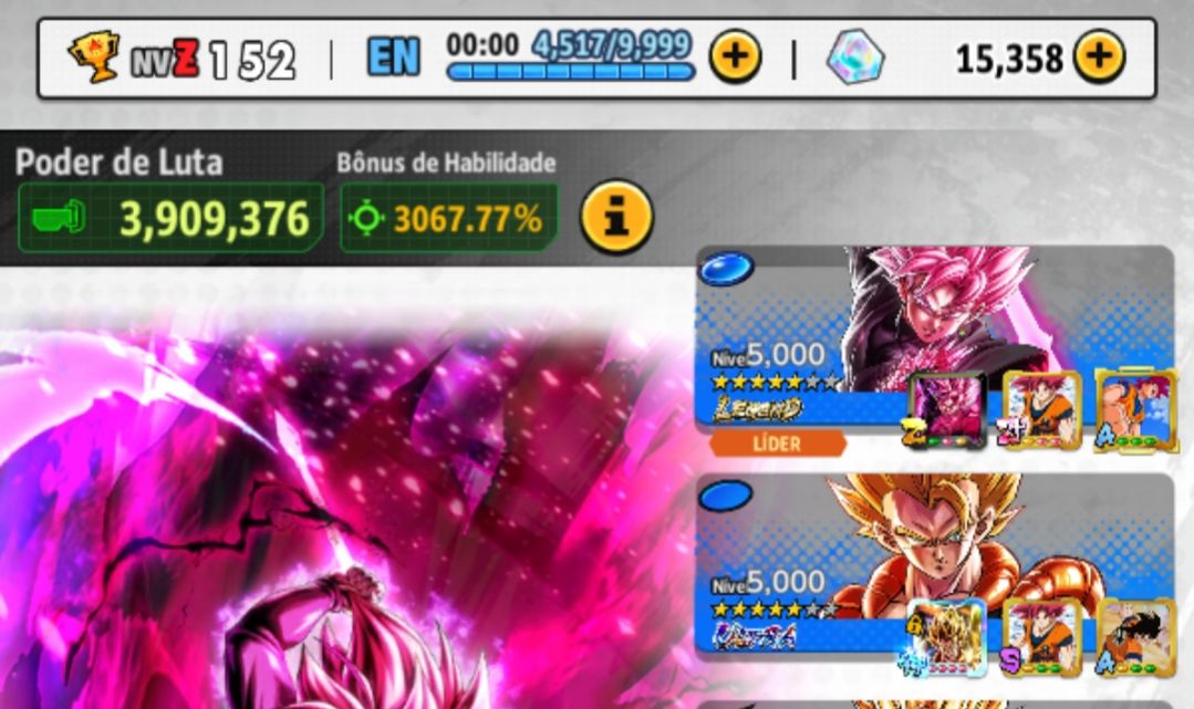 Conta Dragon ball legends muito top veja a descrição