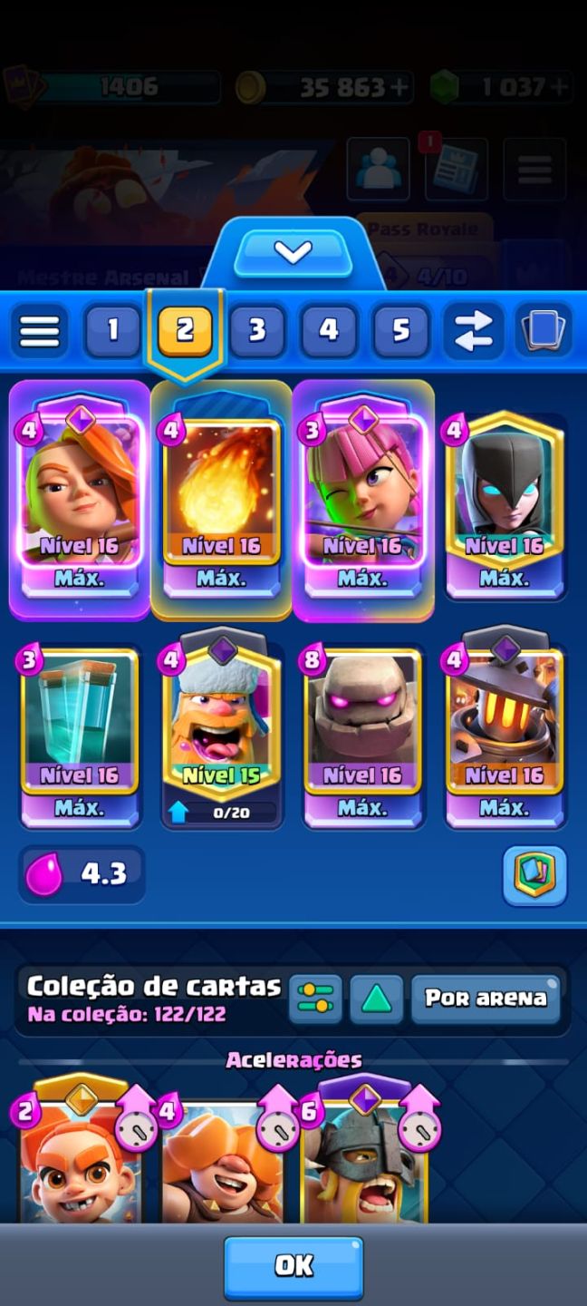 Conta Clash Royale