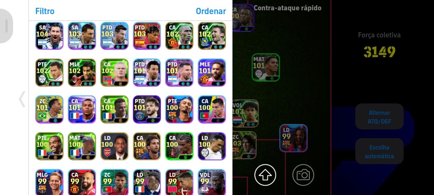 CONTA EFOOTBALL PESADA CR7 107 + CABEÇADA MATADORA
