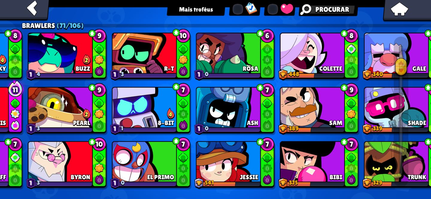 Conta brawl média
