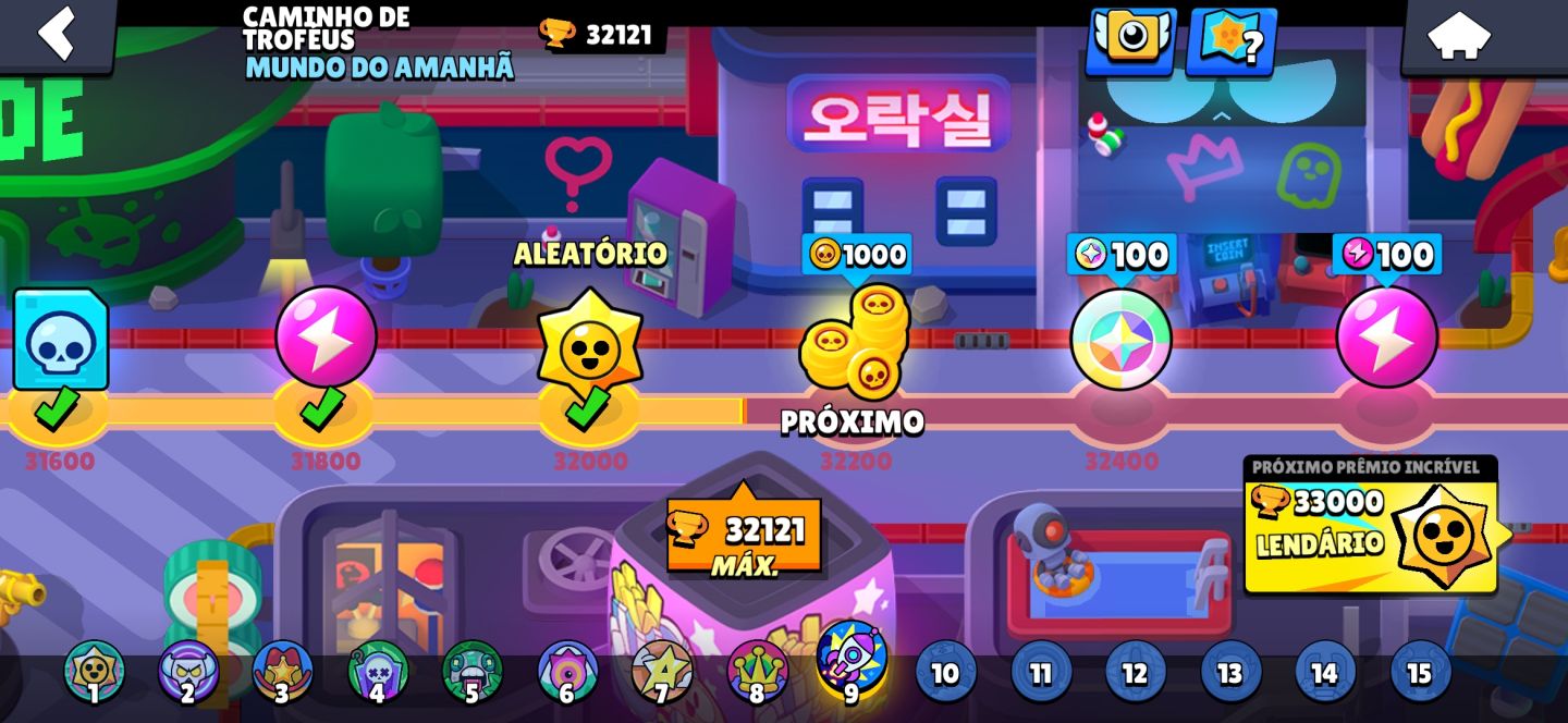 Conta Brawl Stars Smurf (4 passes completos e skins)