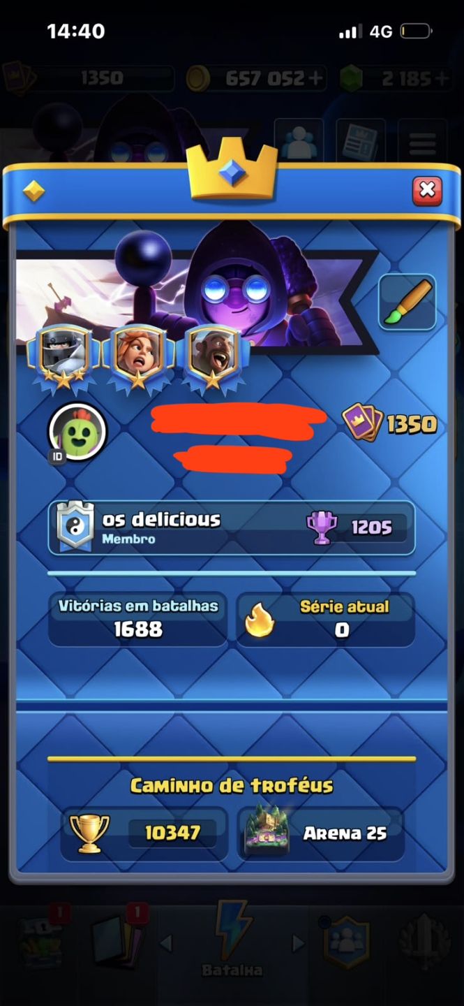 Conta de Clash muito boa no precinho