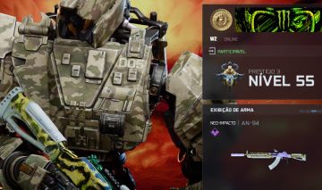 Conta Warzone/bo7 Todas Armas Meta Upadas - Prestigio 3 - Level 55