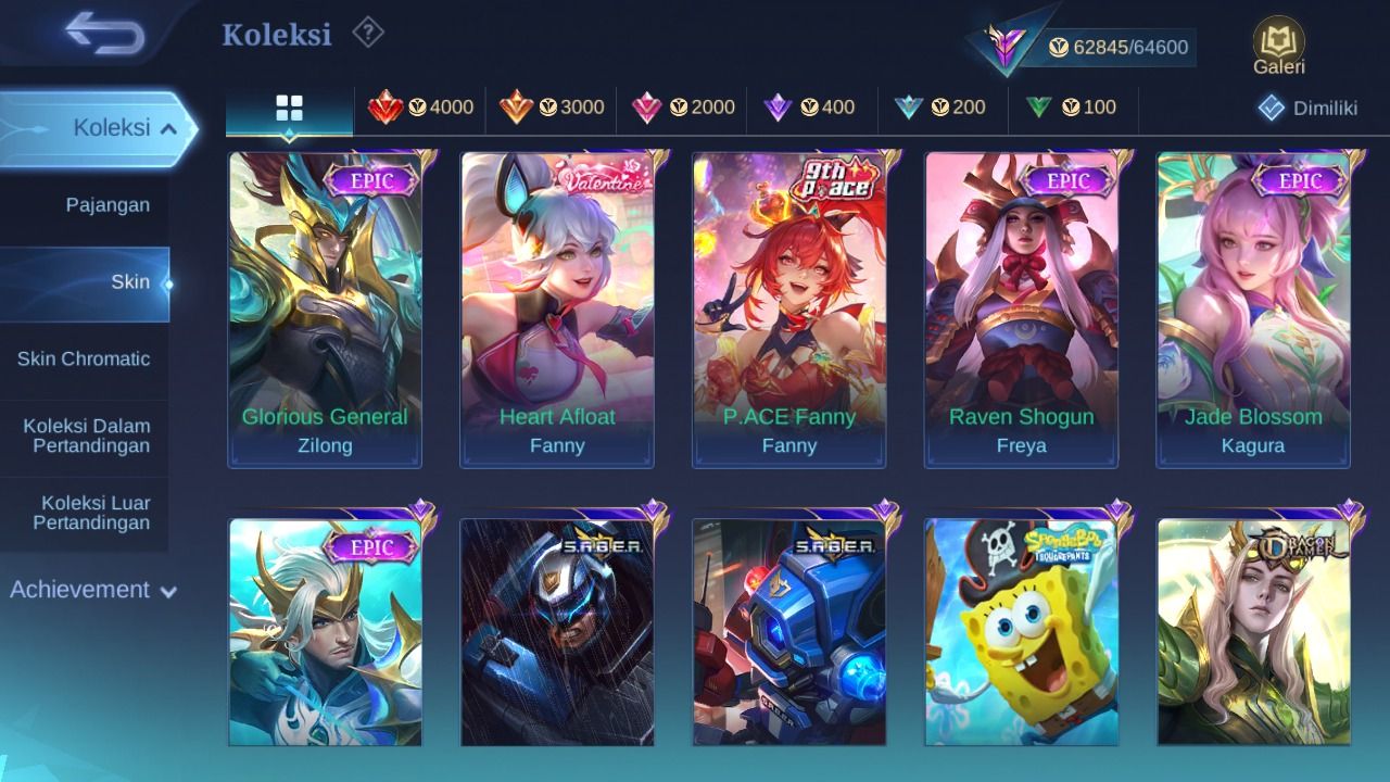 303 SKINS - FULL EMBLEMAS - FULL HEROIS
