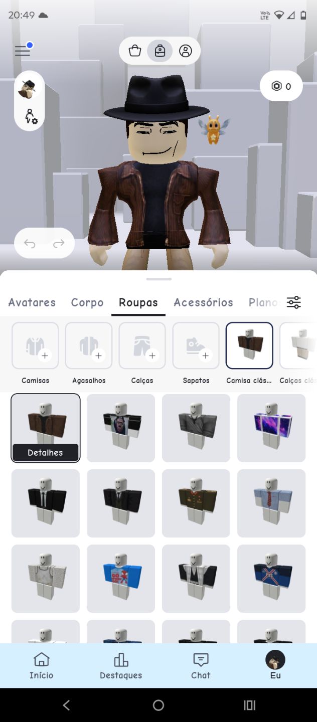 Conta Roblox Completa: Roupas 3D, Cabelos, Corpos, Acessórios e Emotes!