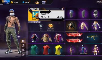 Conta free fire gemada level 66 com barbinha, ump atributada, 7 anos de idade