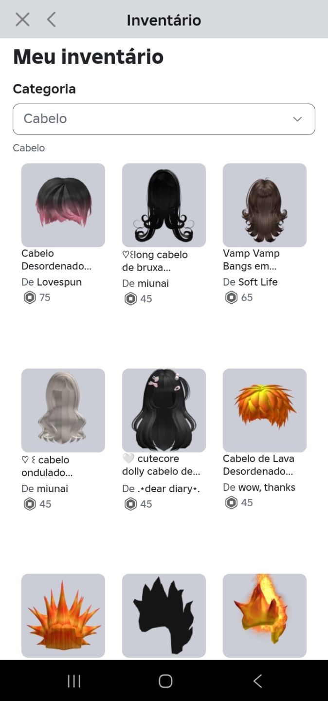 Conta roblox FEM / + 10K Gastos no último ano