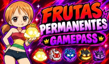 Gamepass e frutas permanentes blox fruits