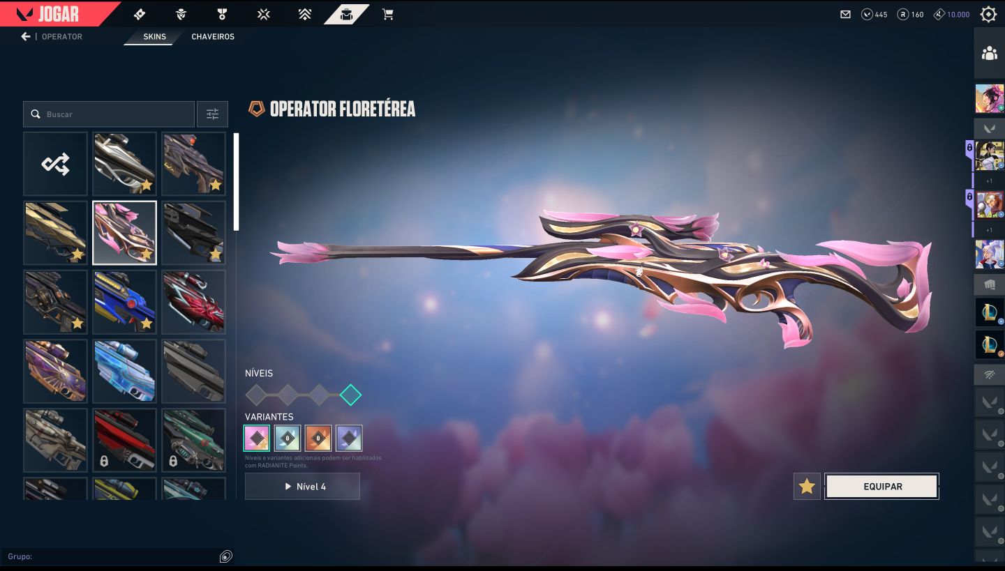 CONTA VALORANT BR | 170 Skins + 20 Facas | Champions 2021-Imortal 2 | 11K invest