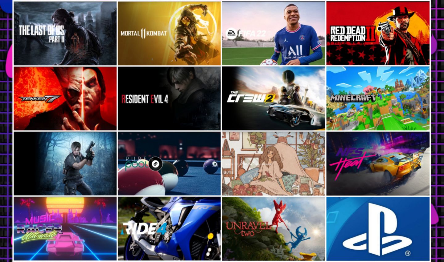 Conta da Playstation / PSN com vários jogos de PS5 / PS4 Playstation 5 e 4