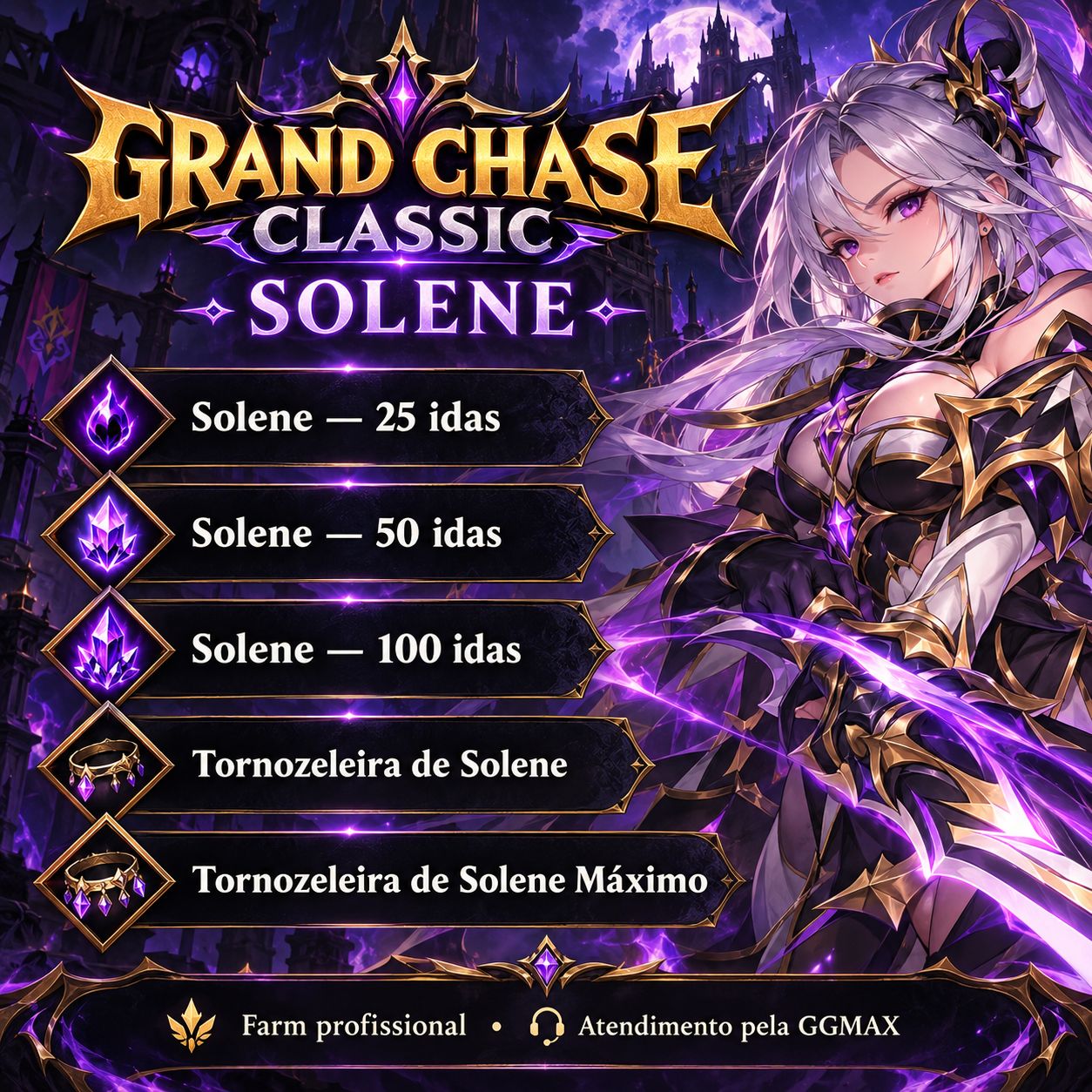 GRAND CHASE CLASSIC | FARM PROFISSIONAL | PACOTES E SERVIÇOS