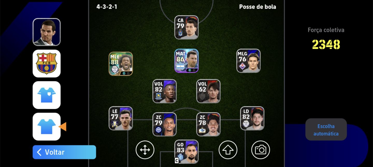 CONTAS COM ÉPICOS PAGOS NO EFOOTBALL MOBILE