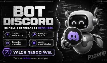 Serviços para Bot Discord | Criação e Correção de comandos