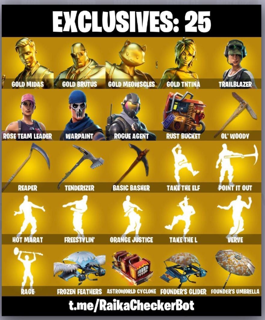Conta fortnite rara com várias skins 600 V-Bucks