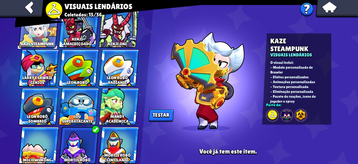 CONTA MUITO APELONA COM 90K DE TROFÉUS, 333 SKINS E MUITOS BRAWL UPADOS!