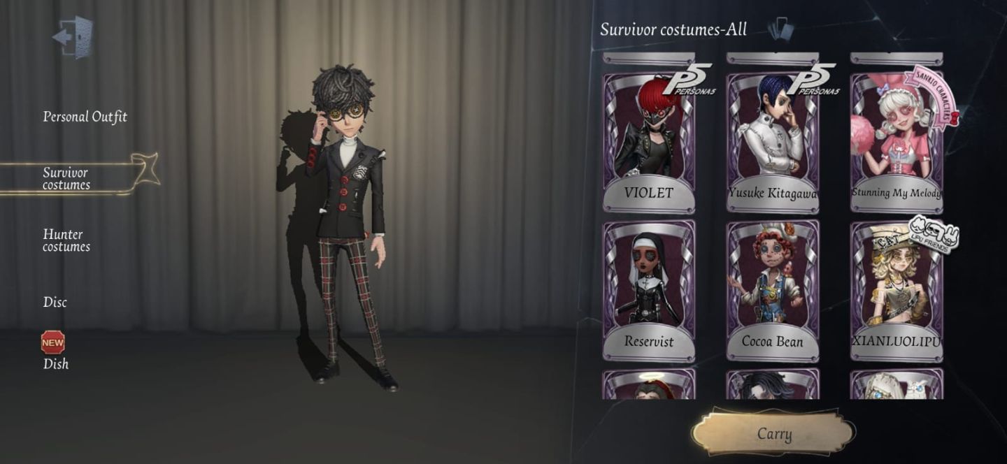 Conta Identity V | Joker/Persona 5, Frieren, Ib, COA | Skins Raras e Limitadas