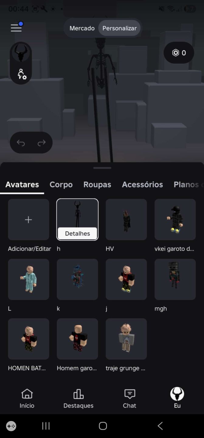 CONTA DE ROBLOX UPADA EM DIVERSOS JOGOS + SKINS