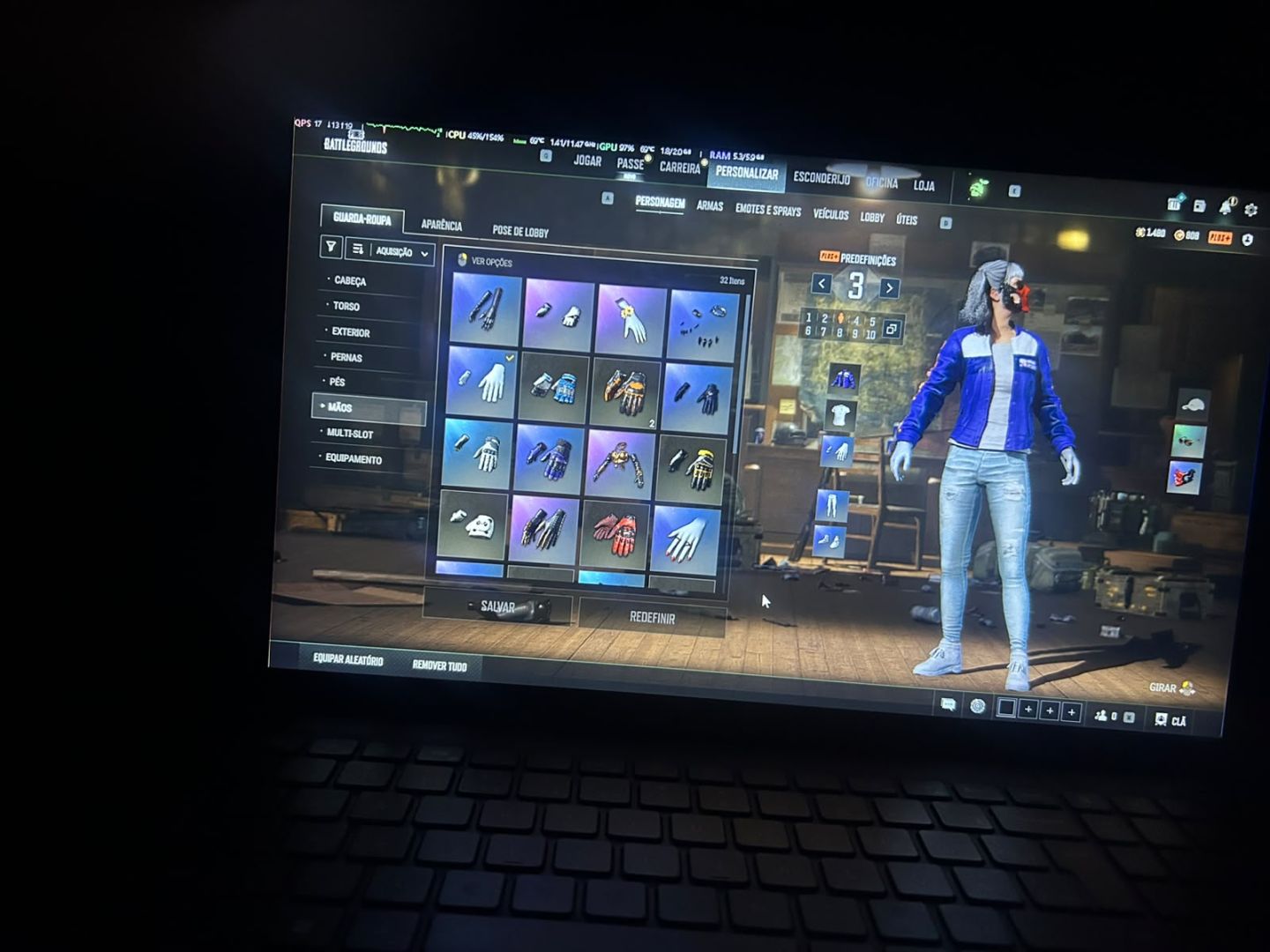 PUBG COLECIONADOR FULL SKINS RARAS DE CAMPEONATOS AK 47 PROGRESSIVA LVMAX KAR-98