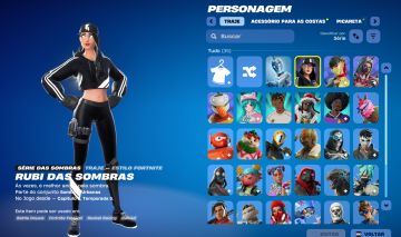 34 SKINS | NYANJA | RUBY | RAVEN TEAM | SKULL TROOPER |MIKU + JOGOS EPIC | FA