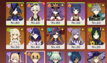 Conta genshin com 5 estrelas