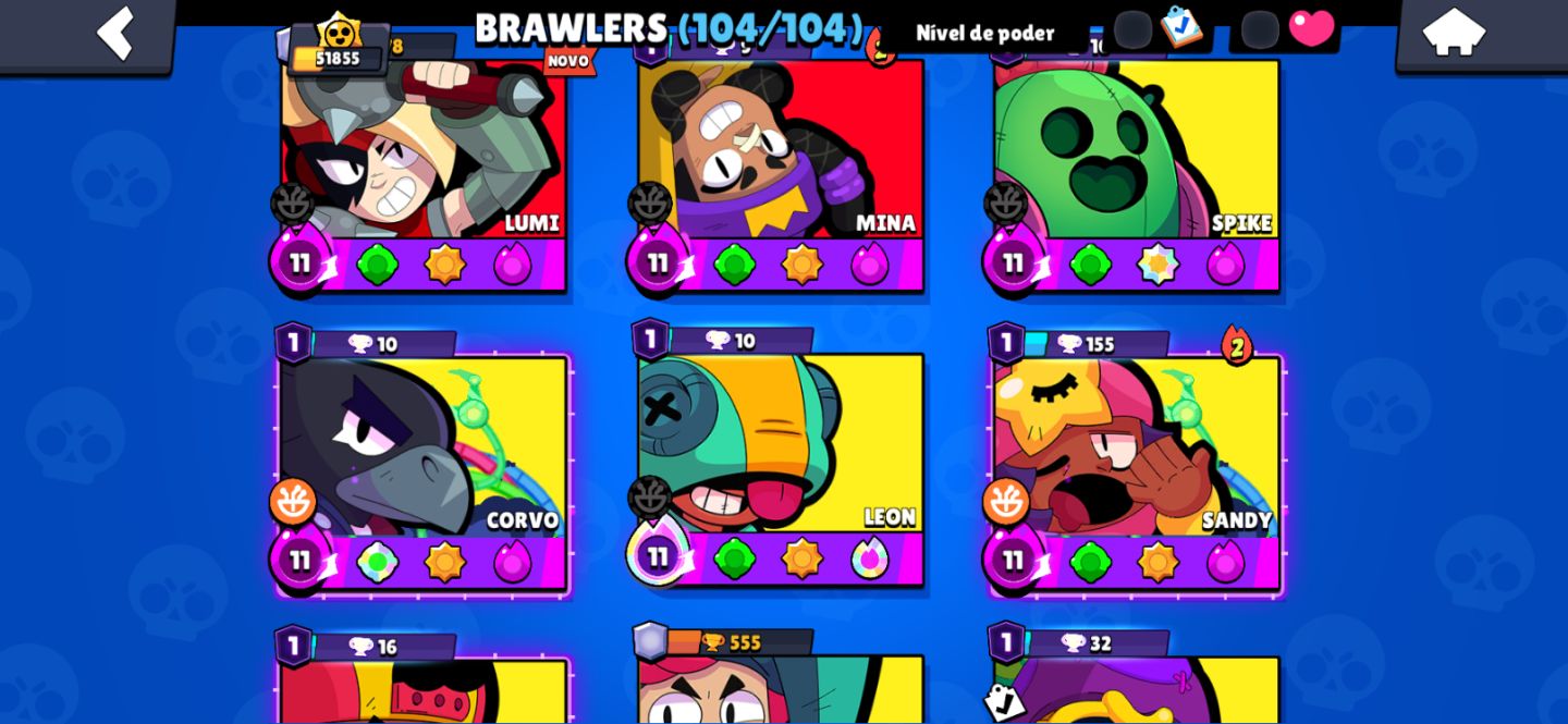 CONTA DE BRAWL STARS, 4 MESTRE VÁRIAS HYPER, SKINS RARAS, TODOS OS BRAWLER +9 pd