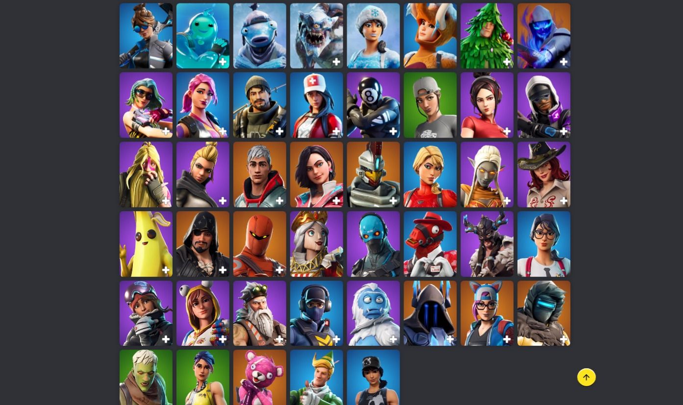 Conta com skins antigas do Fortnite !!!