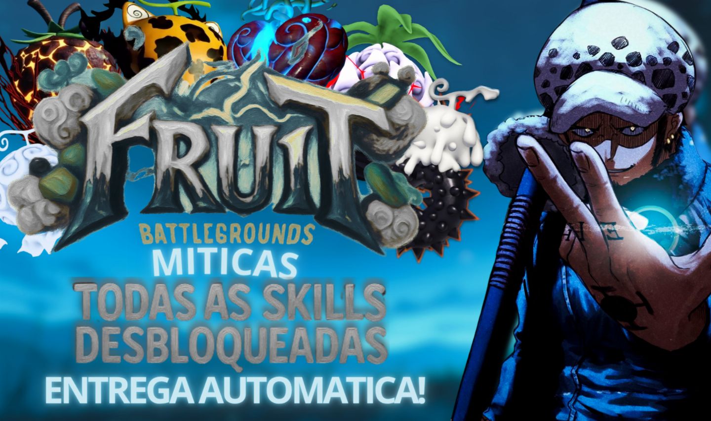 (NIKA) FRUIT BATTLEGROUNDS - FRUTAS MITICAS - TODAS AS SKILLS DESBLOQUEADAS!!