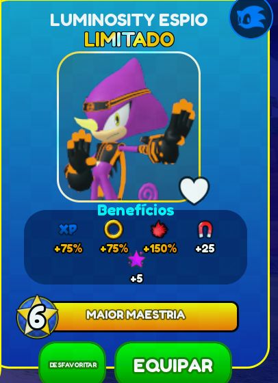 SKINS RARAS E LIMITADAS DO SONIC SPEED SIMULATOR!! (LER DESCRIÇÃO!)