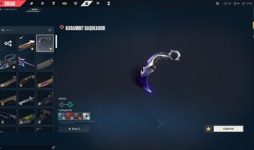CONTA IMORTAL 1 KARAMBIT SAQUEADORA, VANDAL PRIMORDIUM, FACA KURONAMI E +