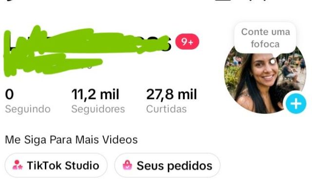 CONTA TIK TOK COM 11.OOO SEGUIDORES REAIS + SUPORTE NA ENTREGA 24 HORAS POR DIA