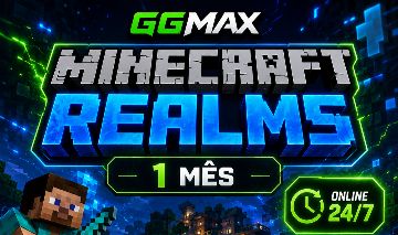 MINECRAFT REALMS PREMIUM 1 MÊS