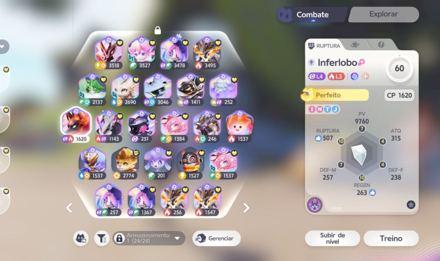 Desapego Conta lvl 60 Aniimo 22 Prismanas perfeitos Labaruivo 10/10 Alpha