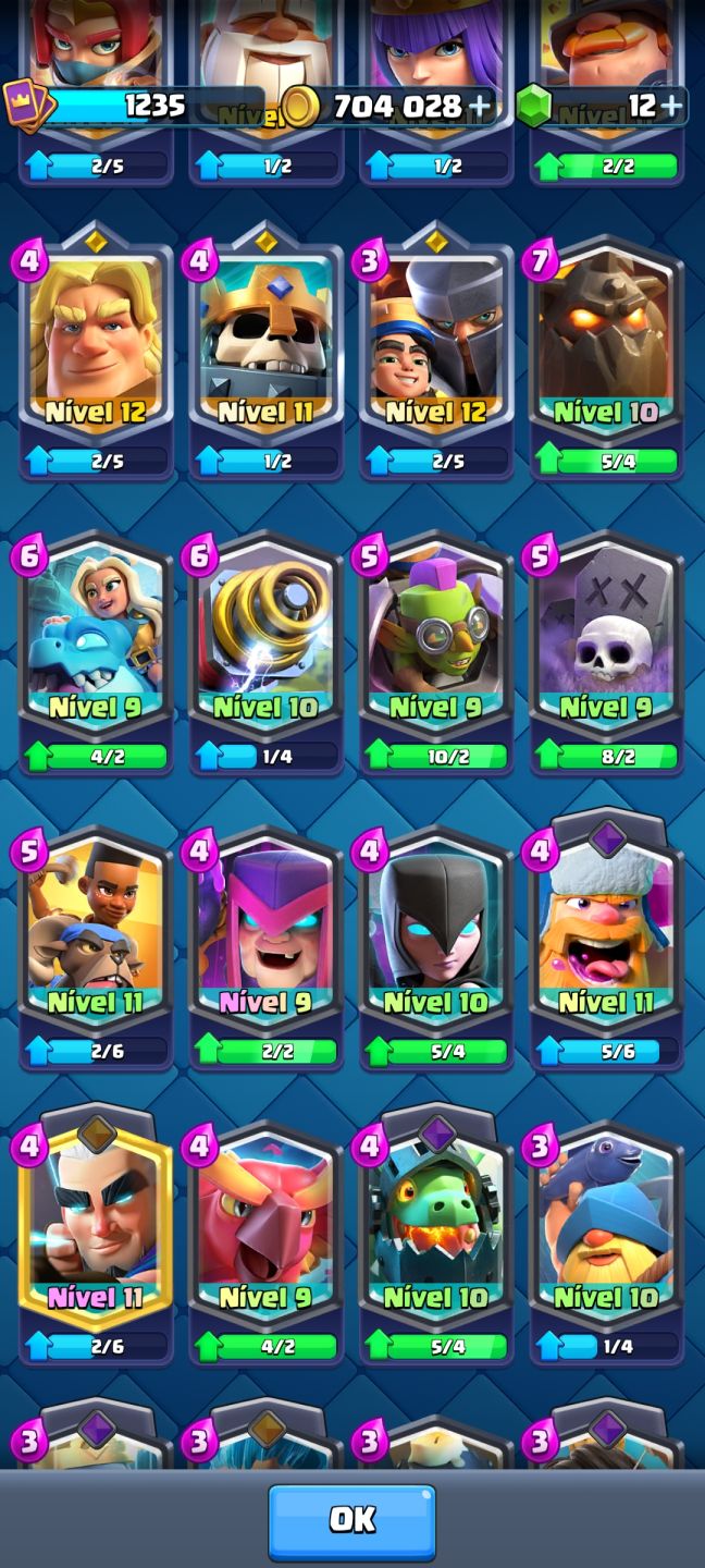 Conta CLASH ROYALE com BRUXA EVO LVL MAX