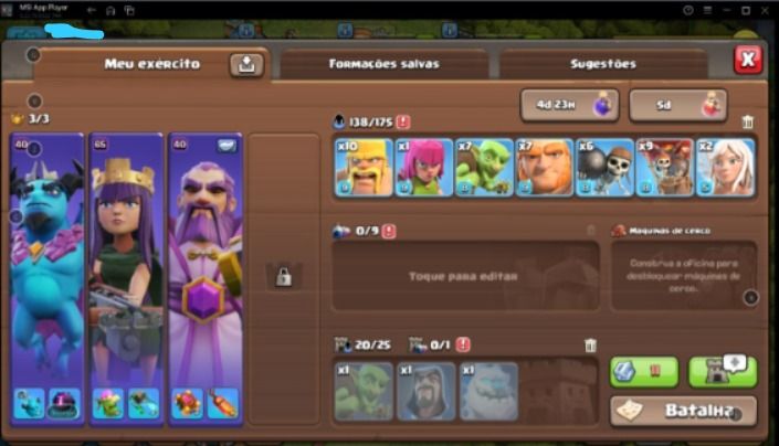 Conta Clash of Clans | CV12| Rei 32 | Rainha 26 | Guardião 20 |590 Gemas