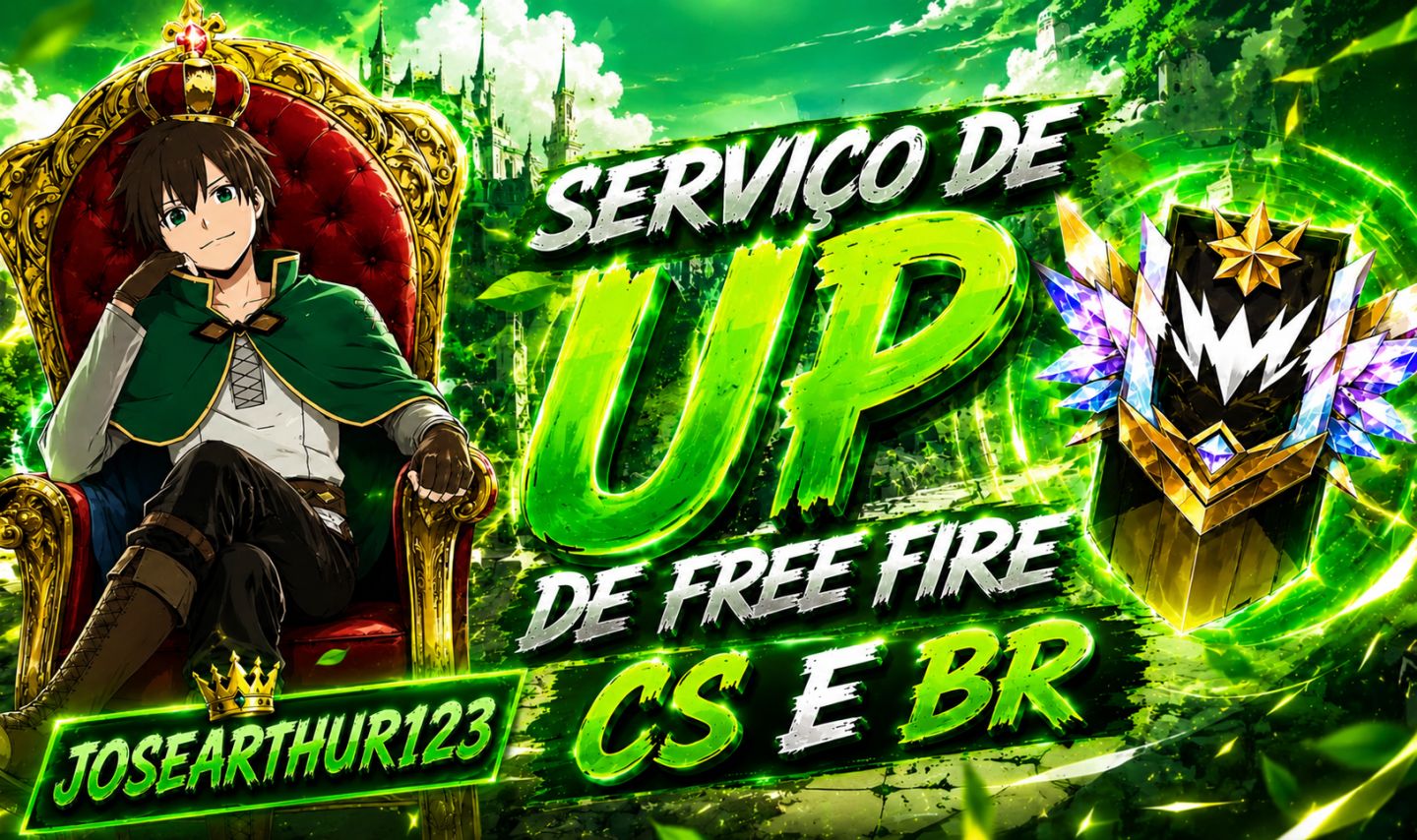 Upo Sua Conta do Free Fire Pro Mestre na Ranqueada - Elojob Free Fire
