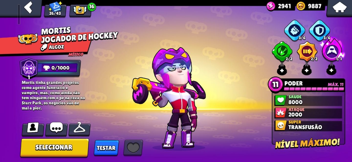 Conta Veterana com segundo e quarto passe, com muitas skins raras e pins raros.