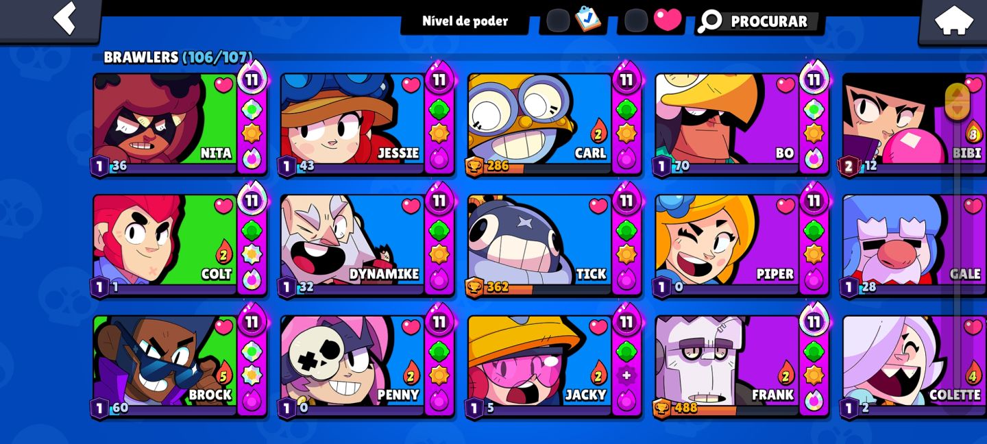 CONTA BRAWL STARS 59K, SOLAR I, LENDÁRIA!