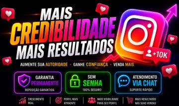 Seguidores Instagram Brasileiros | Entrega Rápida | Garantia Permanente