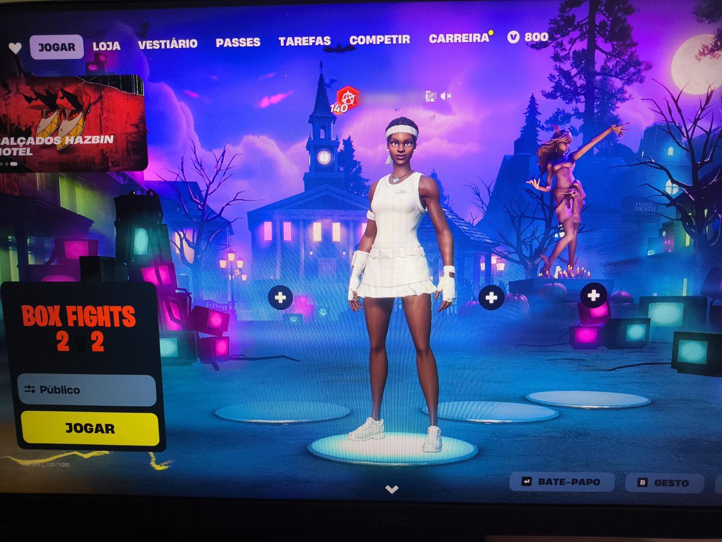 Conta de fortnite tryhard super barata com Lara Croft!