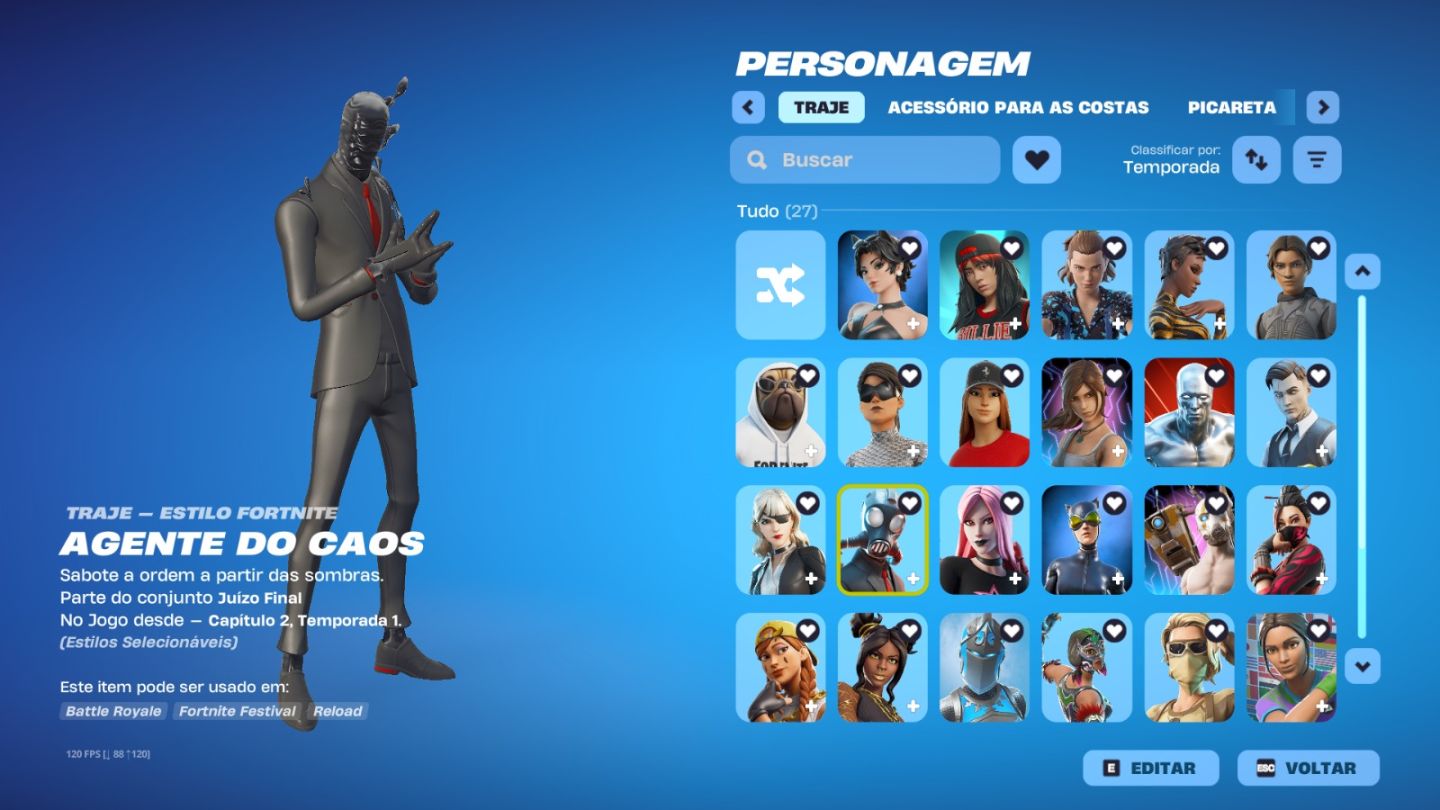 Conta de Fortnite Fundador/Salve o Mundo Og | 240+ Skins Tryhard