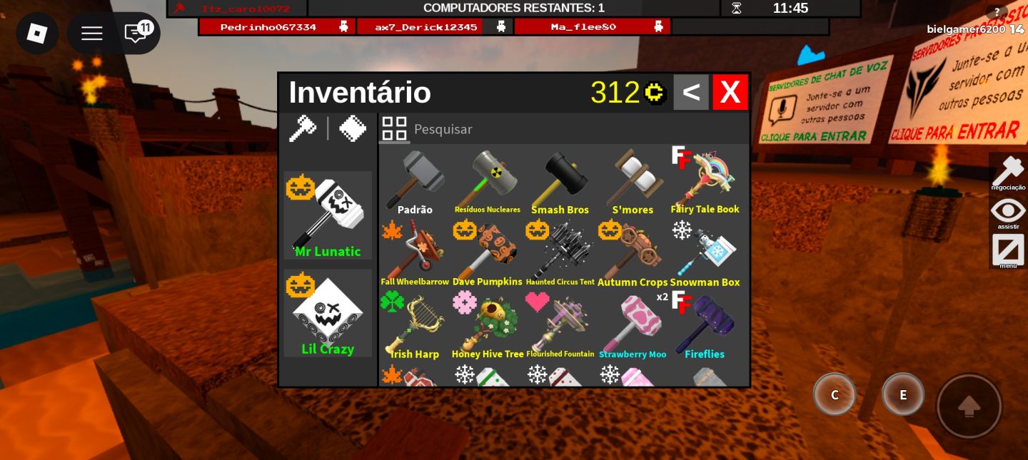 !CONTA DE 200 POR 108R$! CONTA DE BLOX FRUITS E OUTROS JOGOS!!!